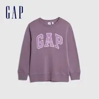 在飛比找蝦皮商城優惠-Gap 女童裝 Logo大學T-紫色(793900)