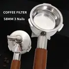 58mm 3 Nails Single/Double Spout Coffee Portafilter Filter Holder For Hibrew
