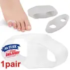 Little Toe Finger Hallux Silicone Gel Separator Valgus Corrector Pain relief