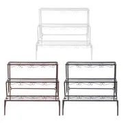 3 Tier Metal Plant Stand Flower Pot Holder Shelves Garden Home Indoor Outdoor White
