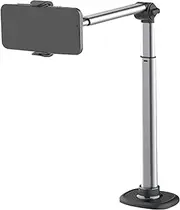 Overhead Phone Mount - Adjustable Tripod Arm, Camera Mount Set | Camera Tripod for Top Down Filming, Home Studio Setup, Document Capture, Zoom Meetings, Social Media Content