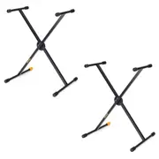 2PK Hercules Foldable Music Instrument Single X Stand/Holder for Keyboard/Piano