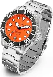 CADISEN Automatik Uhr Herren Edelstahl Saphirglas Wasserdicht Armbanduhr Uhren Männer 40MM