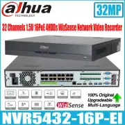 Dahua NVR NVR5432-16P-EI 32CH 1.5U 16PoE 4HDDs WizSense Network Video Recorder
