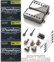 EMG F MF Set Marty Friedman Passive Chrome Floyd Rose Spaced ( 3 STRING SETS )