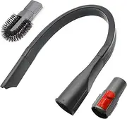 Long Flexible Crevice Tool Attachment for Dyson Cinetic Big Ball CY22 and CY23 Vacuum Cleaners, Crevice and Car Cleaning Accessory for Dyson, Adapter Included
