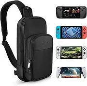 veoyya Carrying Case for Steam Deck - Portable Travel Shoulder Backpack for Steam Deck Console & Accessories