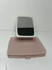 Mary Kay Vintage Pink 2-Sided Standing Magnifying Makeup Mirror Hard Case Retro