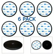 6-Pack 80mm (3.15") Car Dash Dashboard Suction Cup Mount Disc Disk Pad For GPS