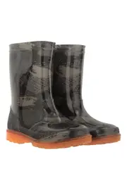Splashed Kids Flashing Lights Gumboots