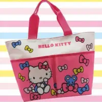 在飛比找momo購物網優惠-【TDL】HELLO KITTY凱蒂貓多功能購物袋側背包肩背