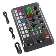 1set F998 Bluetooth Sound Card Multifunctional Voice Change For Live Steaming