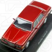 BENTLEY TURBO R 1985 MINICAR COLLECTION KYOSHO 1:64 RED post mulsanne NIB