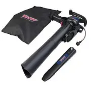 Westward Leaf Blower Vacuum Corded Handheld Electric 370 CFM 210 MPH 120V