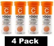 40 x VOOST EFFERVESCENT TABLETS VITAMIN C BLOOD ORANGE BRAND NEW (4 x Pk10)