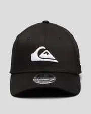[Quiksilver] Quiksilver Men's Mountain & Wave Cap in Black/White Size Small/Medium S/M Black/White