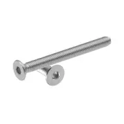 M4X40mm Hex Countersunk Screws Bolts Machine Socket Flat Head Cap 304 Stainless Steel Fully Threaded Metric Assortment Industry Furniture SUS