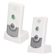 Wireless Voice Intercom Home Smart 2 Way Talk Doorbell For Elderly Caregiver LLI