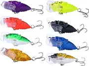 Cicada Fishing Bait - Bass Simulation Tackle Baits,Realistic Freshwater Crank Cicada with Bright Color for Lovers, Friends