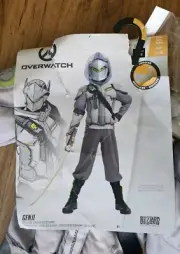 NWT Overwatch Boy's Genji Muscle Chest Halloween Costume Jumpsuit Small 4-6