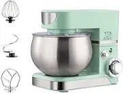 Electric Stand Mixer for Baking Tilt-Head Food Mixer with 5.5L Stainless Steel Mixing Bowl 6 Speed with Pulse Setting Includes Dough Hook, Wire Whip & Beater for Cakes, Batters, Bread, Desserts 1200W