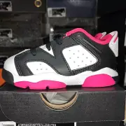 Jordan Toddler 6 Retro Low Sneaker Black / Fierce Pink-White DV3529-061 (6c-10c)