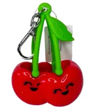 BATH & BODY WORKS RED CHERRY PALS POCKETBAC HOLDER HAND SANITIZER CASE CLIP