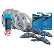 F + R BCP Brake Rotors Bendix Brake Pads for Holden Apollo JP JM 2.2L 93 kW FWD