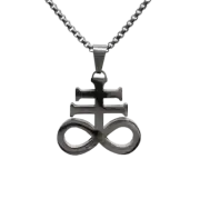 BAG OV BONES - 'Leviathan' Pendant With Chain (Silver)