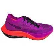 Nike Womens 7 ZoomX Vaporfly Next% 2 Hyper Violet Black Running Shoes CU4123-501