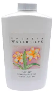 ENGLISH WATERLILYS DAYLILY ULTRA-FRESH TALC 6.5 OZ