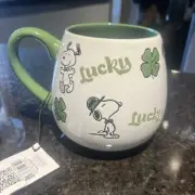 Peanuts Lucky Mug Snoppy Coffee Cup-small Imperfections Shown