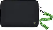 Razer 13" Neoprene Laptop Sleeve: Scratch & Water-Resistant - Padded Interior Lining - Snag-Free Velcro - Flip-Out Mouse Mat - Classic Black