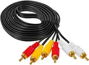 HOMSFOU Audio Cable for Tv VCR Wire Auxiliary Cord for Tv 3m Wire Male to Male Cable