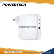 Powertech Charger Power Adapter 140W Dual USB-C & Single USB-A Fast Charging