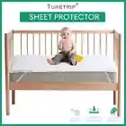 Waterproof Crib Mattress Protector – Anti-Mite Bed Wetting Cover for Baby Bed