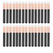 30 Pcs Makeup Brush Set Concealer Blusher Brush 10.3x1.4cm Black