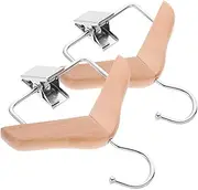Kisangel 2pcs Mini Doll Hangers Compact Small Hangers for Doll Clothing for DIY Dollhouse Kits and Accessories Neatly