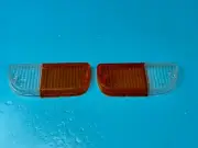 Mazda RX3 808 Stanley Front Parking Turn Signal Lens Set Genuine NOS