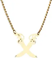 [SHMAZ] Stainless Steel Men's Necklace Sword Punk Rock for Women Men Metal Chains