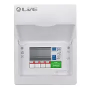 Live Electrical 6 Way Flush Metal Clad Consumer Unit c/w 63A 30mA RCD