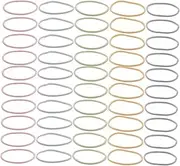 Generic 100pcs Elastic Hair Ties for Comfortable Non Slip Ponytail Holders Simple Chic Hair Accessories for Lightweight Practical Design for Everyday Use