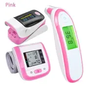 Fingertip Pulse Oximeter + Wrist Blood Pressure Monitor + Infrared Thermometer