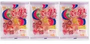 Kinjo Seika Mixed Fruit Flavor Jelly Candy 125g Pack of 3