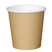 FIESTA(PACK OF 1000)TAKEAWAY ESPRESSO CUP KRAFT 112ML X1000 GP447