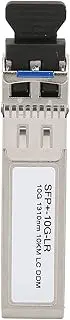 10GBase SFP Single Module, SFP to LC Single Mode SFP Gigabit Network Transceiver SFP to Ethernet Optical Module RX1310nm, Up to 20km, DDM Supported for Fiber Switches Routers