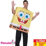 Deluxe Mens SpongeBob Costume SquarePants Foam Tunic Adult Book Week