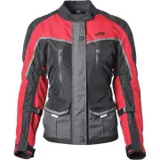 Twister Neo Ladies Black Red Waterproof Textile Jacket