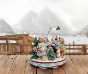 Candle Jar Topper Capper Stays on While Burning Mistletoe Kisses Teddy Bears