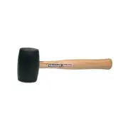Vaughan Solid Rubber Mallet, 1.25 Lb, 10-5/8 In, Hardwood Handle - 4 per CTN